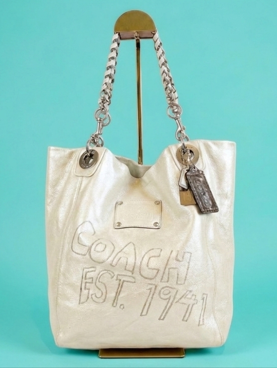 Coach Handbags - Coach Ultra Rare 2008 Madison Graffiti Tote + Matching 2-Zip Pouch 13064